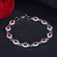 Bracelet  boucle pleine de diamants tendance princesse rubis rouge pigeonpicture11